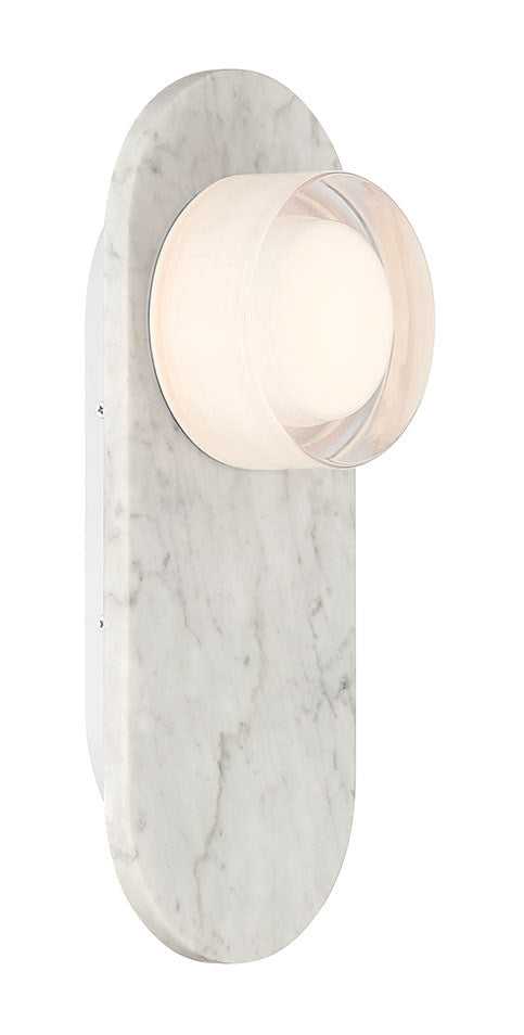 Sternn LED Wall Sconce in Marble White Eurofase Canada