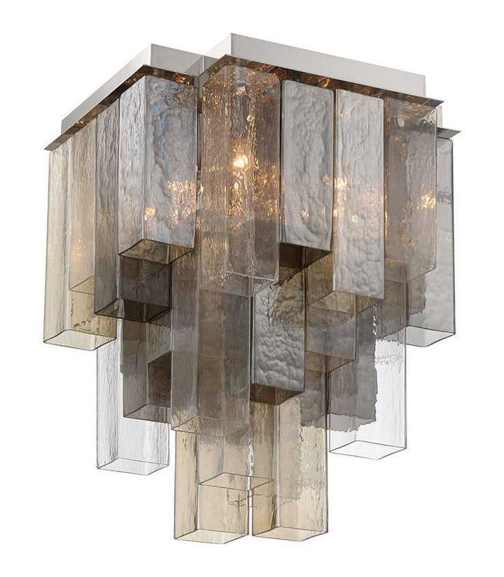 Altesa Ten Light Flush Mount in Chrome Eurofase Canada