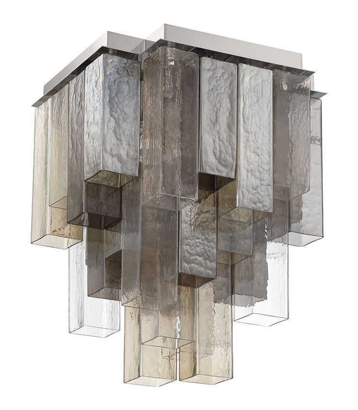 Altesa Ten Light Flush Mount in Chrome Eurofase Canada