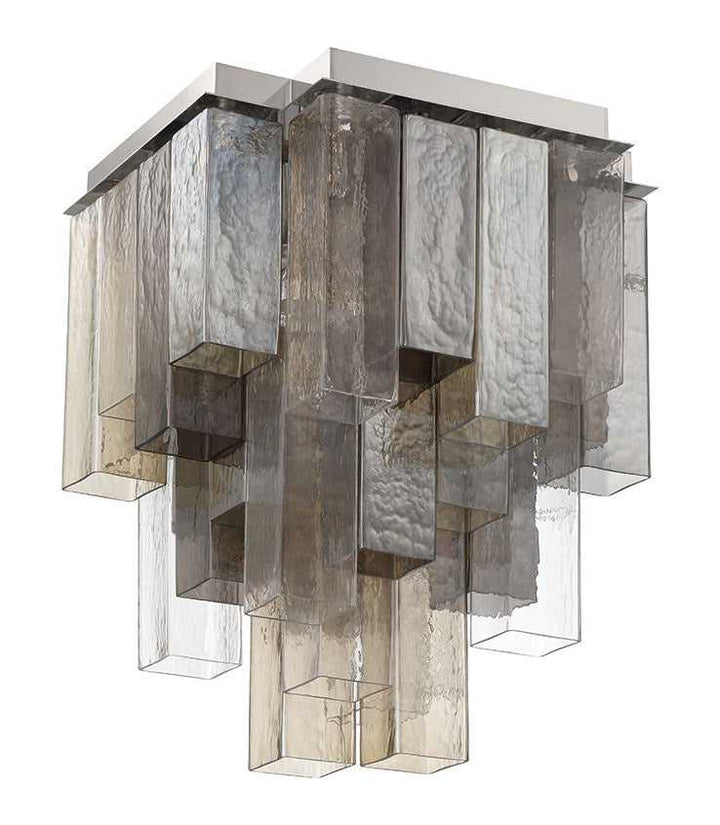 Altesa Ten Light Flush Mount in Chrome Eurofase Canada