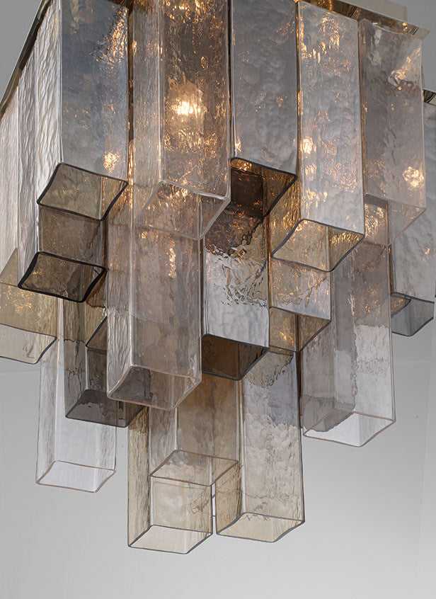 Altesa Ten Light Flush Mount in Chrome Eurofase Canada