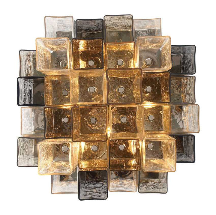 Altesa Ten Light Flush Mount in Chrome Eurofase Canada