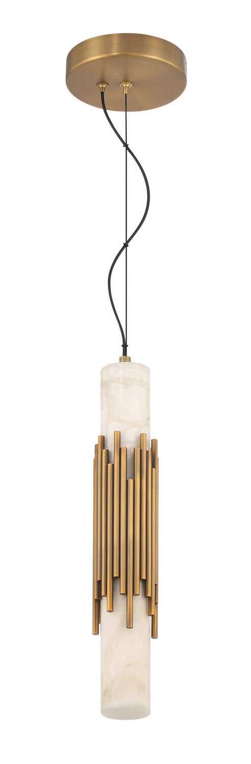 Venna LED Pendant in Antique Brass Eurofase Canada