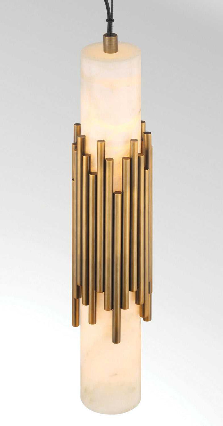 Venna LED Pendant in Antique Brass Eurofase Canada