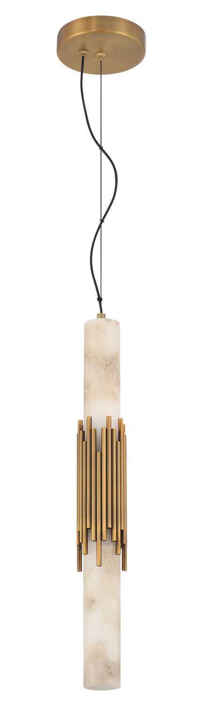 Venna LED Pendant in Antique Brass Eurofase Canada