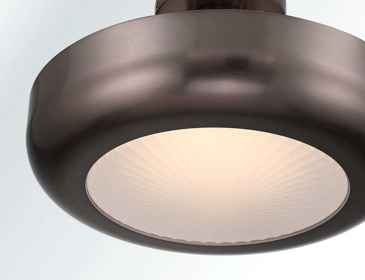 Macey LED Semi-Flush Mount in Harlow Bronze Eurofase Canada