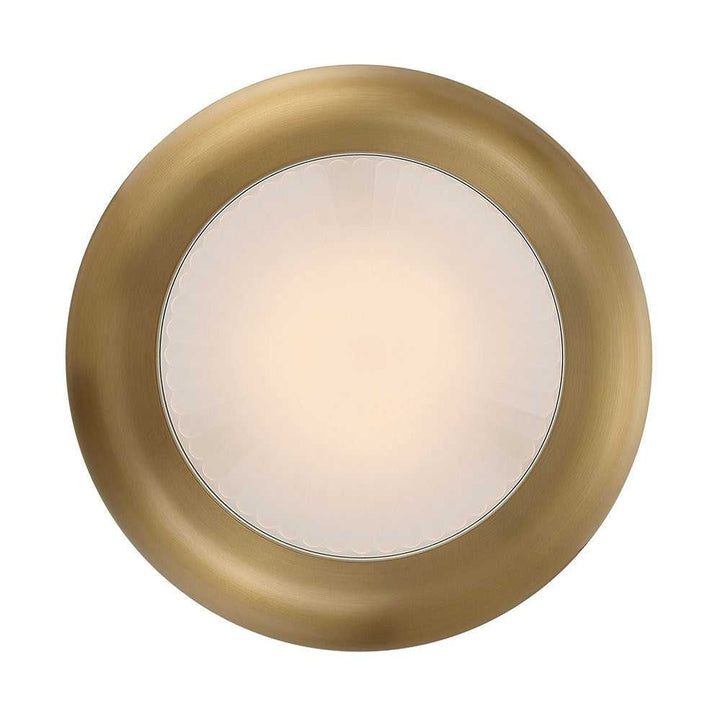 Macey LED Semi-Flush Mount in Antique Brass Eurofase Canada