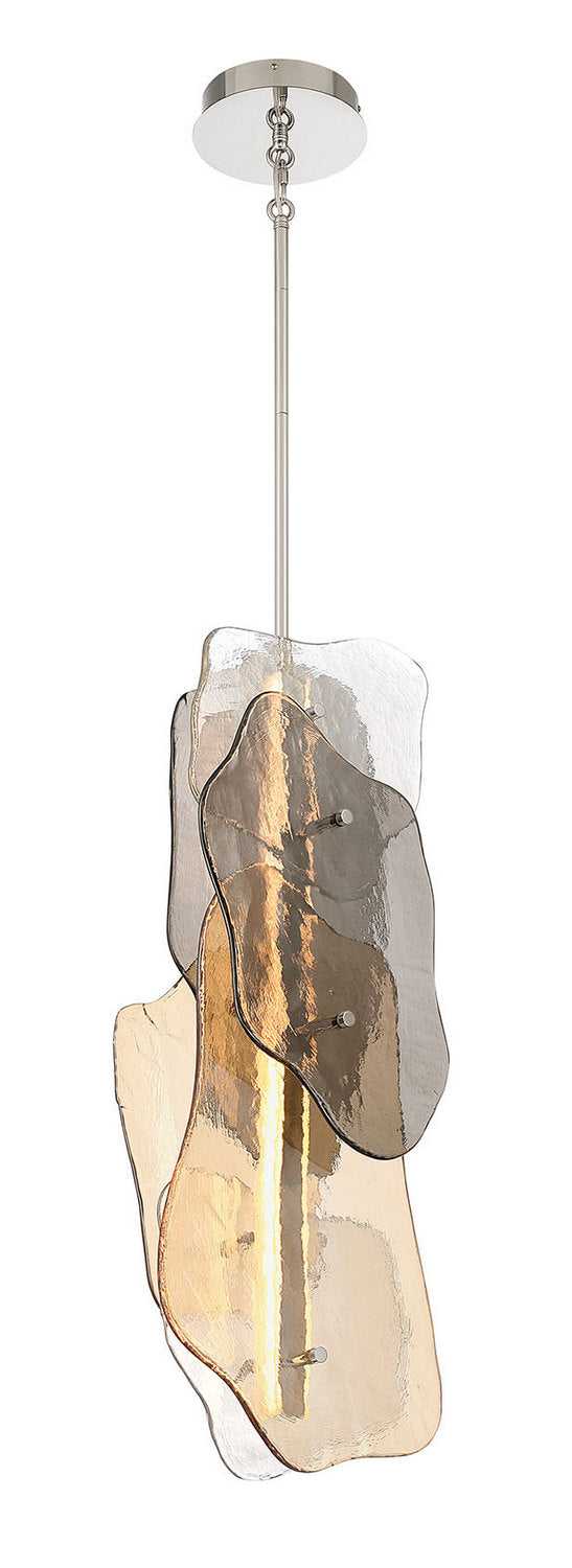 Grotto LED Pendant in Polished Nickel Eurofase Canada