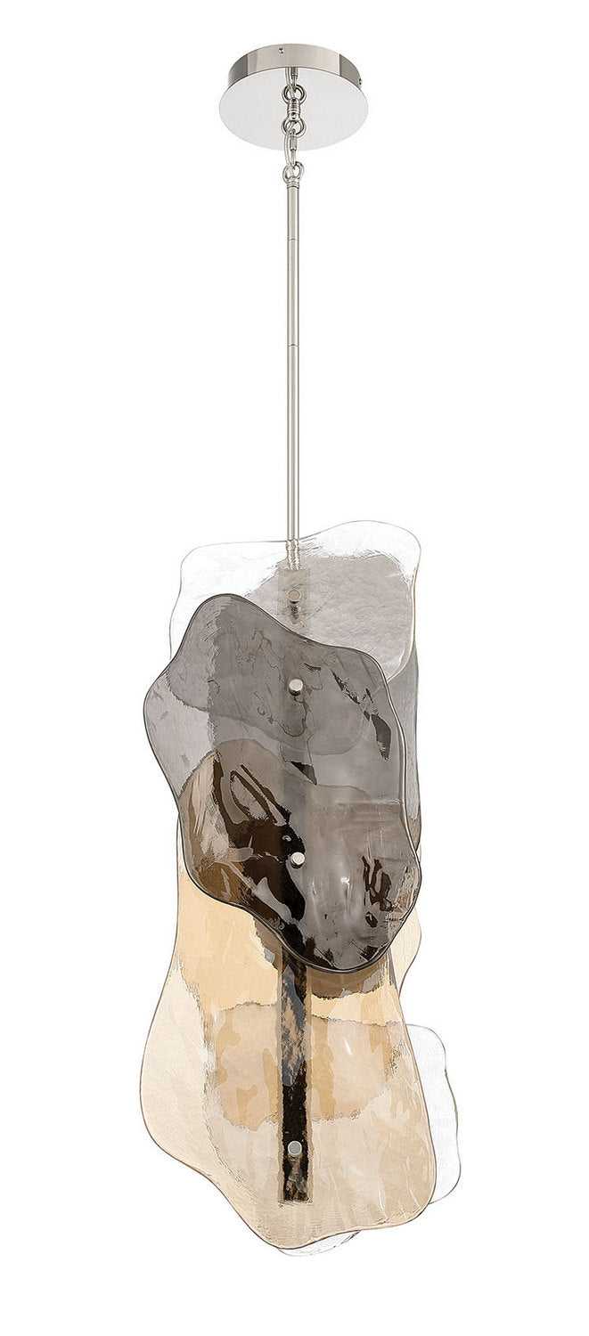 Grotto LED Pendant in Polished Nickel Eurofase Canada