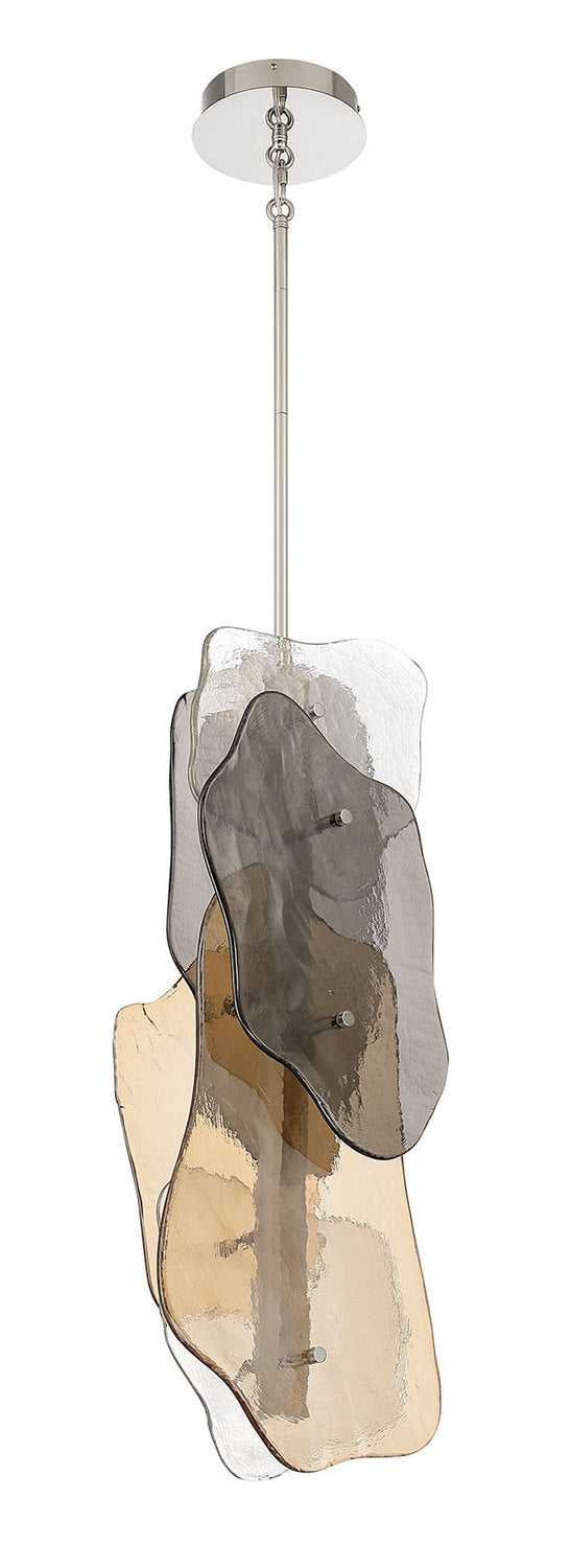Grotto LED Pendant in Polished Nickel Eurofase Canada