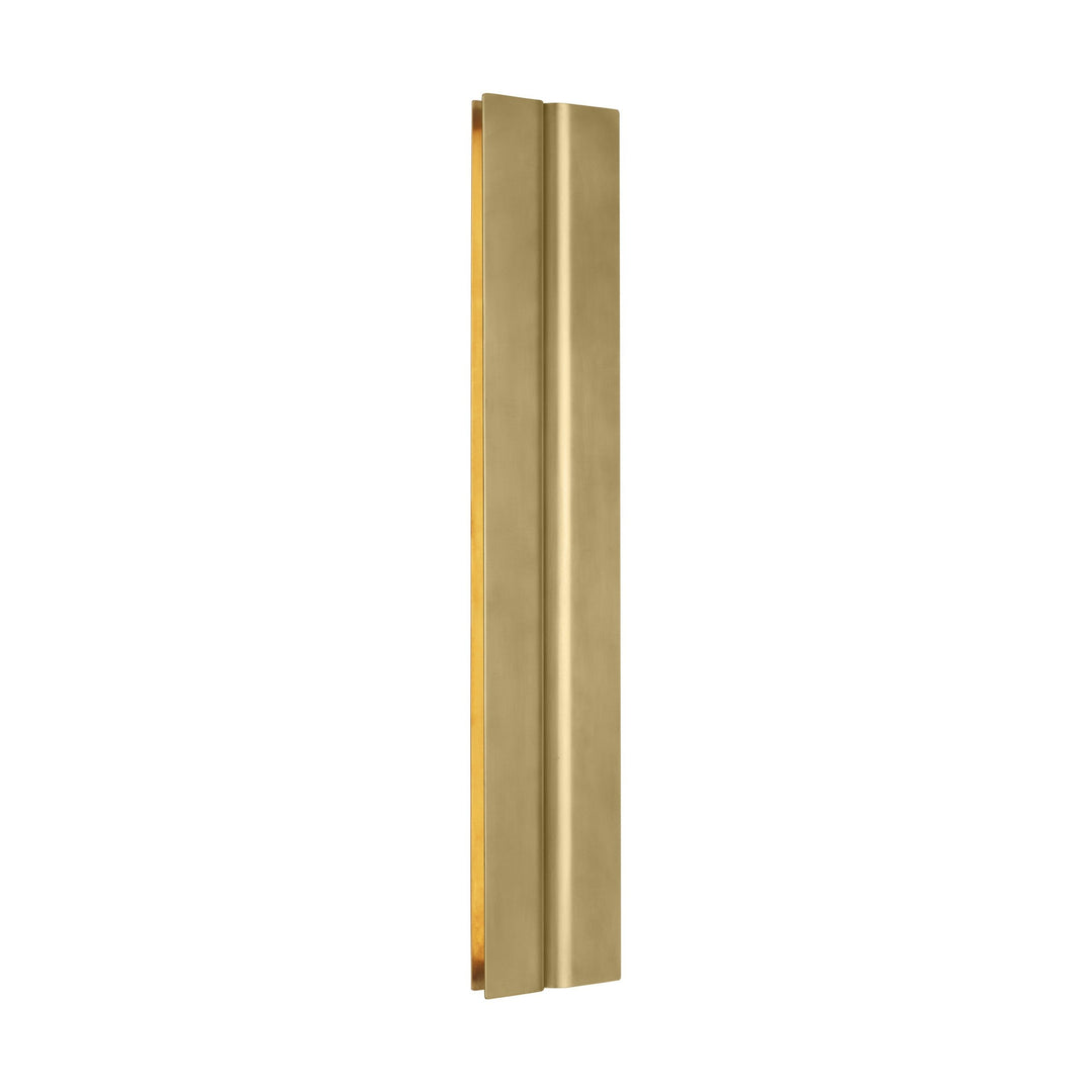 Cloak LED Vanity in Hand-Rubbed Antique Brass Visual Comfort Modern