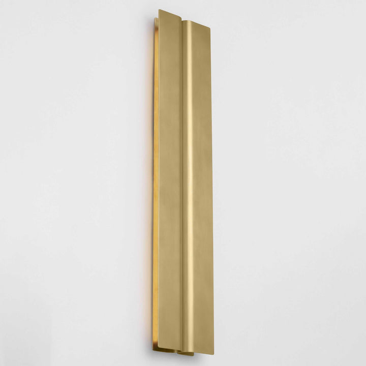 Cloak LED Vanity in Hand-Rubbed Antique Brass Visual Comfort Modern