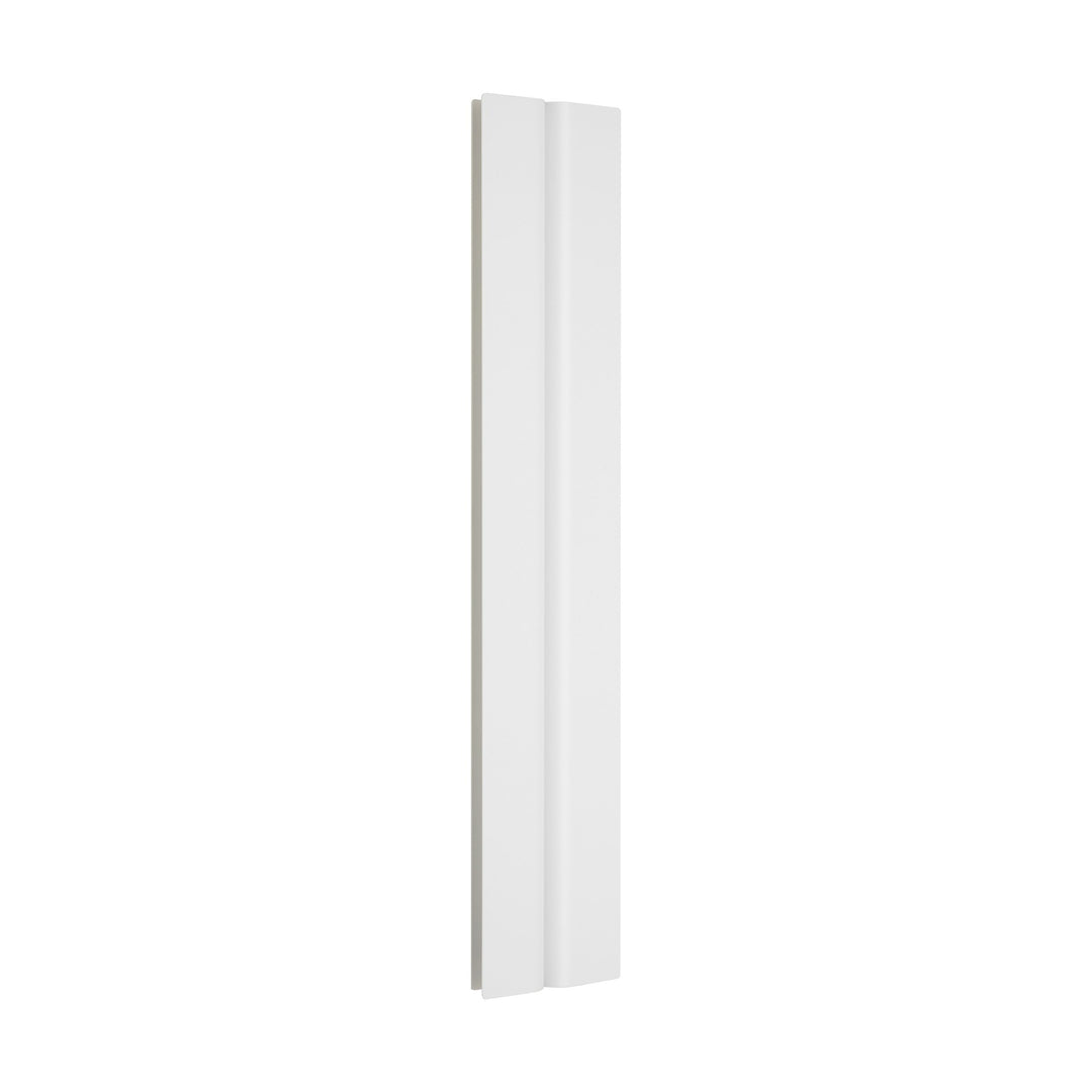 Cloak LED Vanity in Matte White Visual Comfort Modern