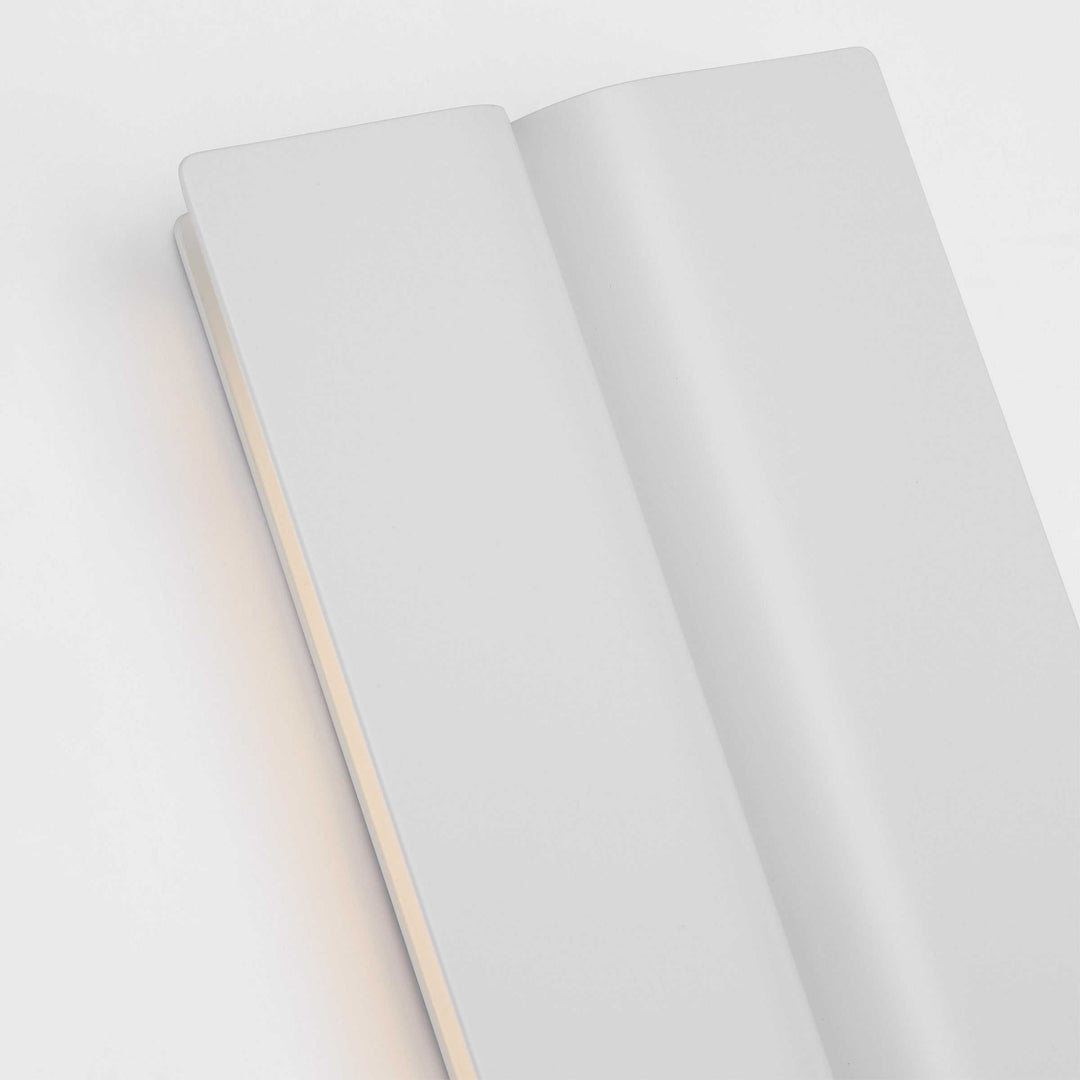 Cloak LED Vanity in Matte White Visual Comfort Modern