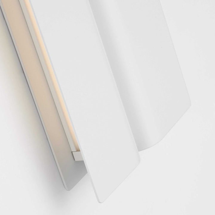 Cloak LED Vanity in Matte White Visual Comfort Modern