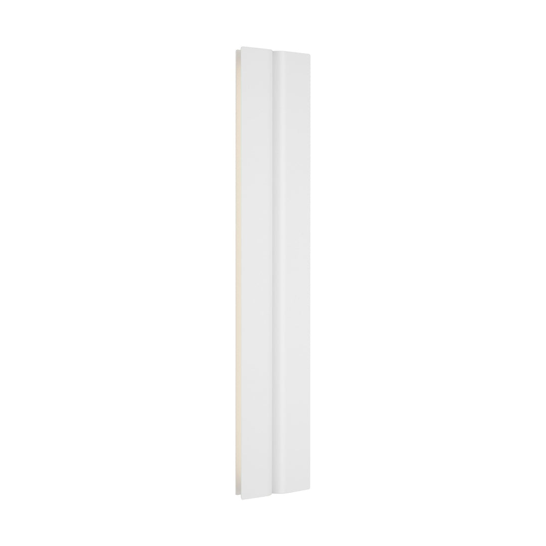 Cloak LED Vanity in Matte White Visual Comfort Modern