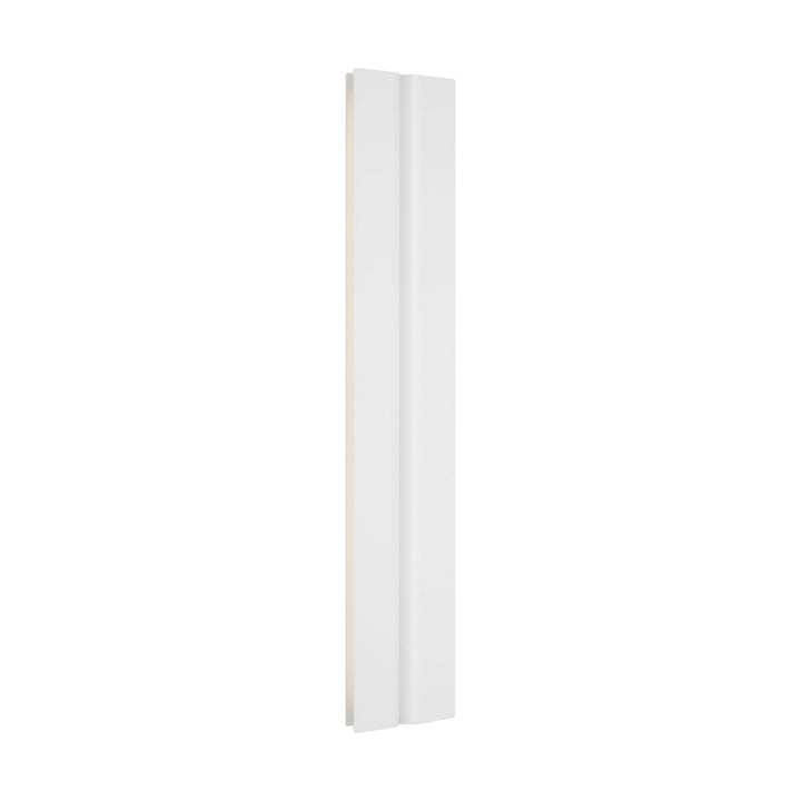 Cloak LED Vanity in Matte White Visual Comfort Modern