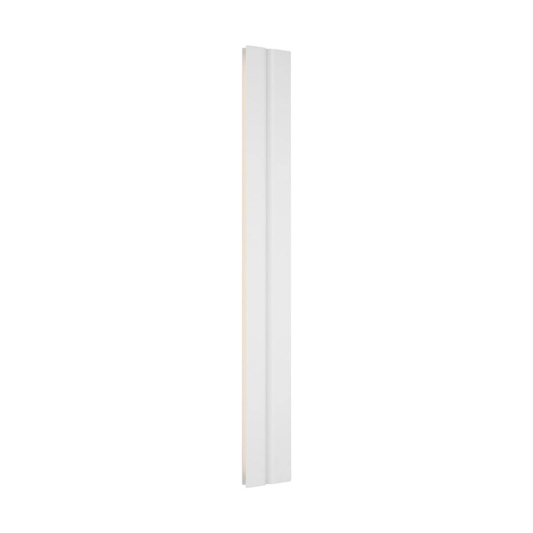 Cloak LED Vanity in Matte White Visual Comfort Modern