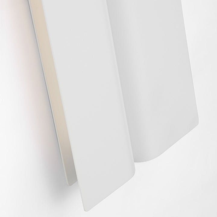 Cloak LED Vanity in Matte White Visual Comfort Modern