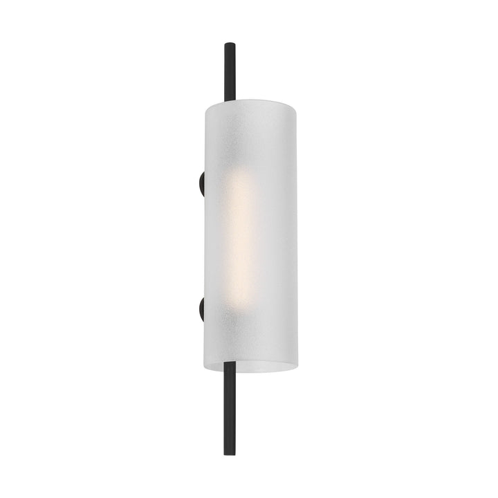 Trace LED Wall Sconce in Nightshade Black Visual Comfort Modern