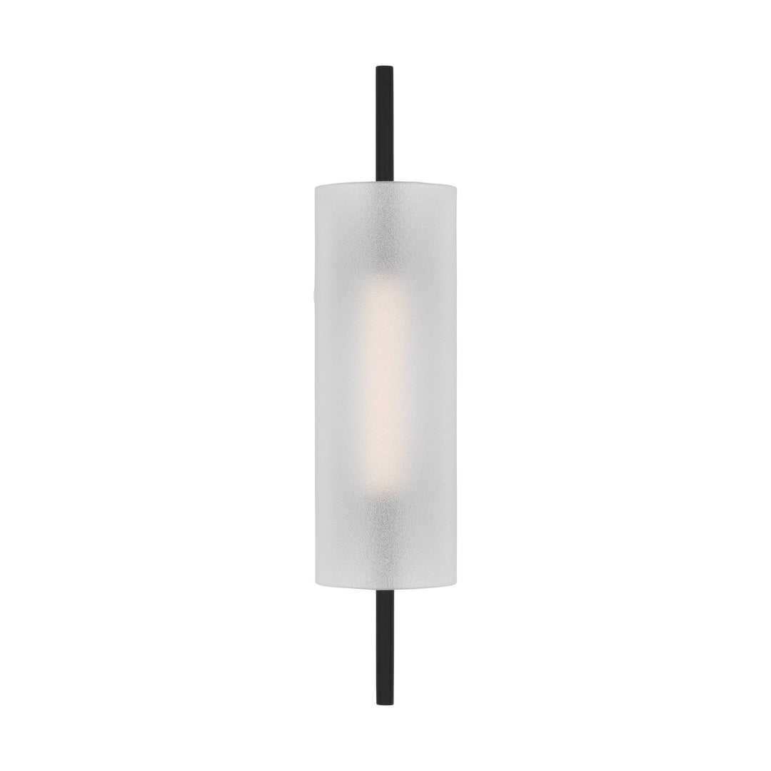 Trace LED Wall Sconce in Nightshade Black Visual Comfort Modern