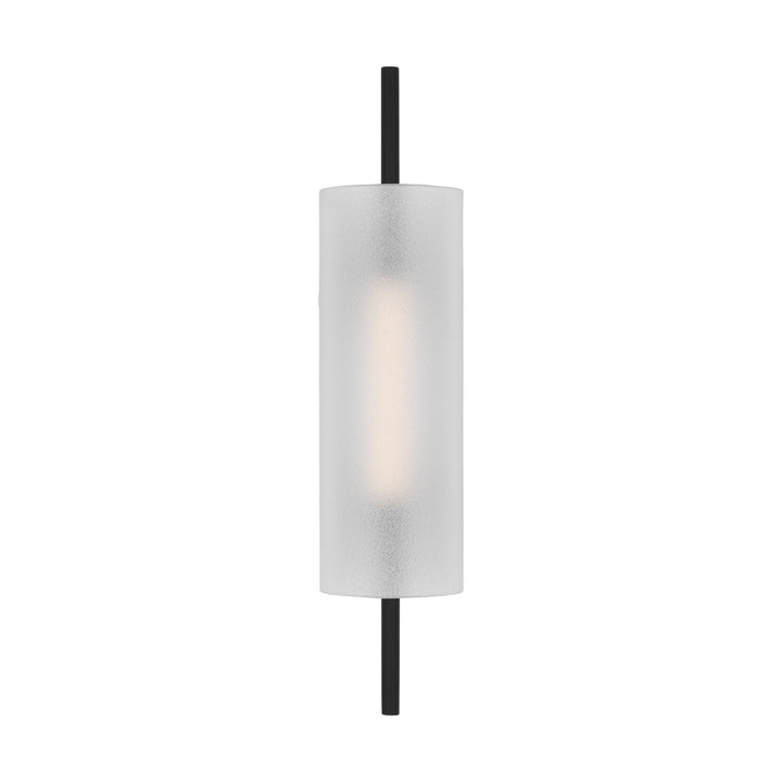 Trace LED Wall Sconce in Nightshade Black Visual Comfort Modern