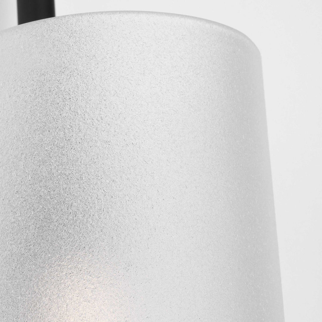 Trace LED Wall Sconce in Nightshade Black Visual Comfort Modern