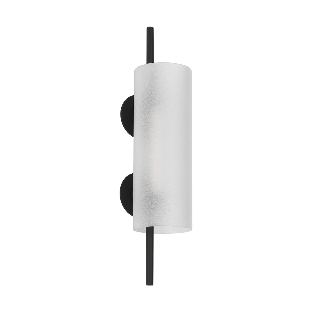 Trace LED Wall Sconce in Nightshade Black Visual Comfort Modern