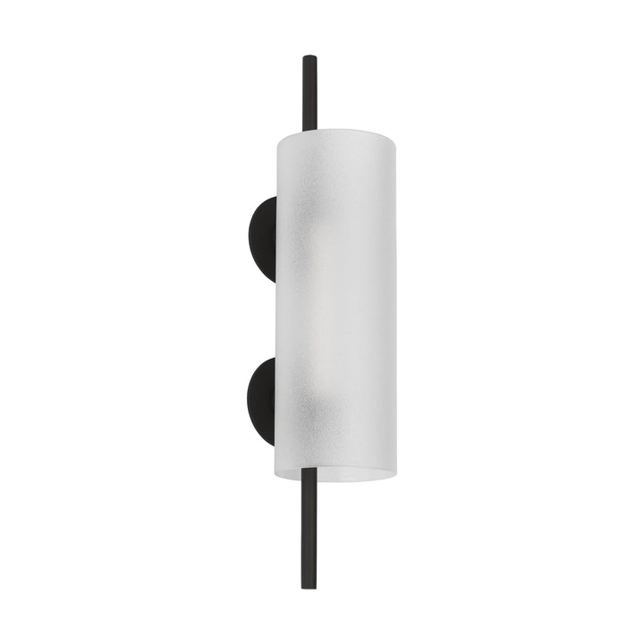Trace LED Wall Sconce in Nightshade Black Visual Comfort Modern