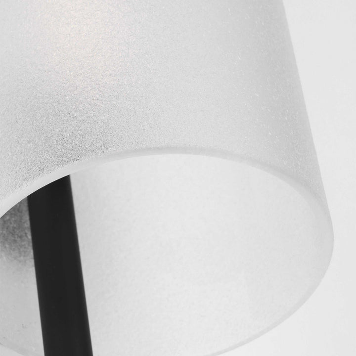 Trace LED Wall Sconce in Nightshade Black Visual Comfort Modern