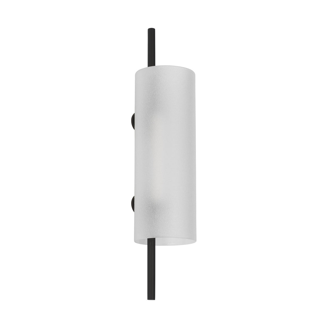 Trace LED Wall Sconce in Nightshade Black Visual Comfort Modern