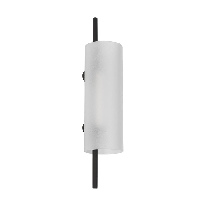 Trace LED Wall Sconce in Nightshade Black Visual Comfort Modern