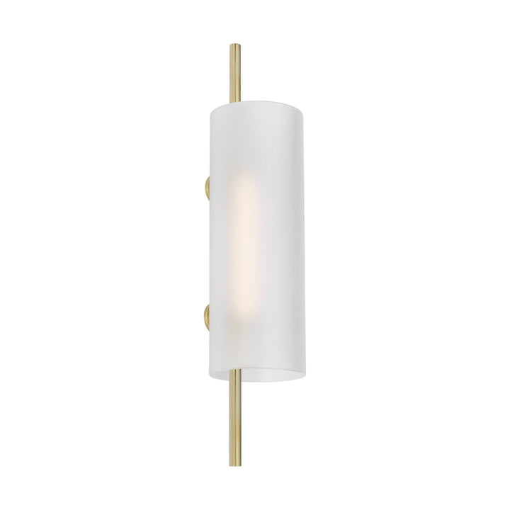 Trace LED Wall Sconce in Hand-Rubbed Antique Brass Visual Comfort Modern
