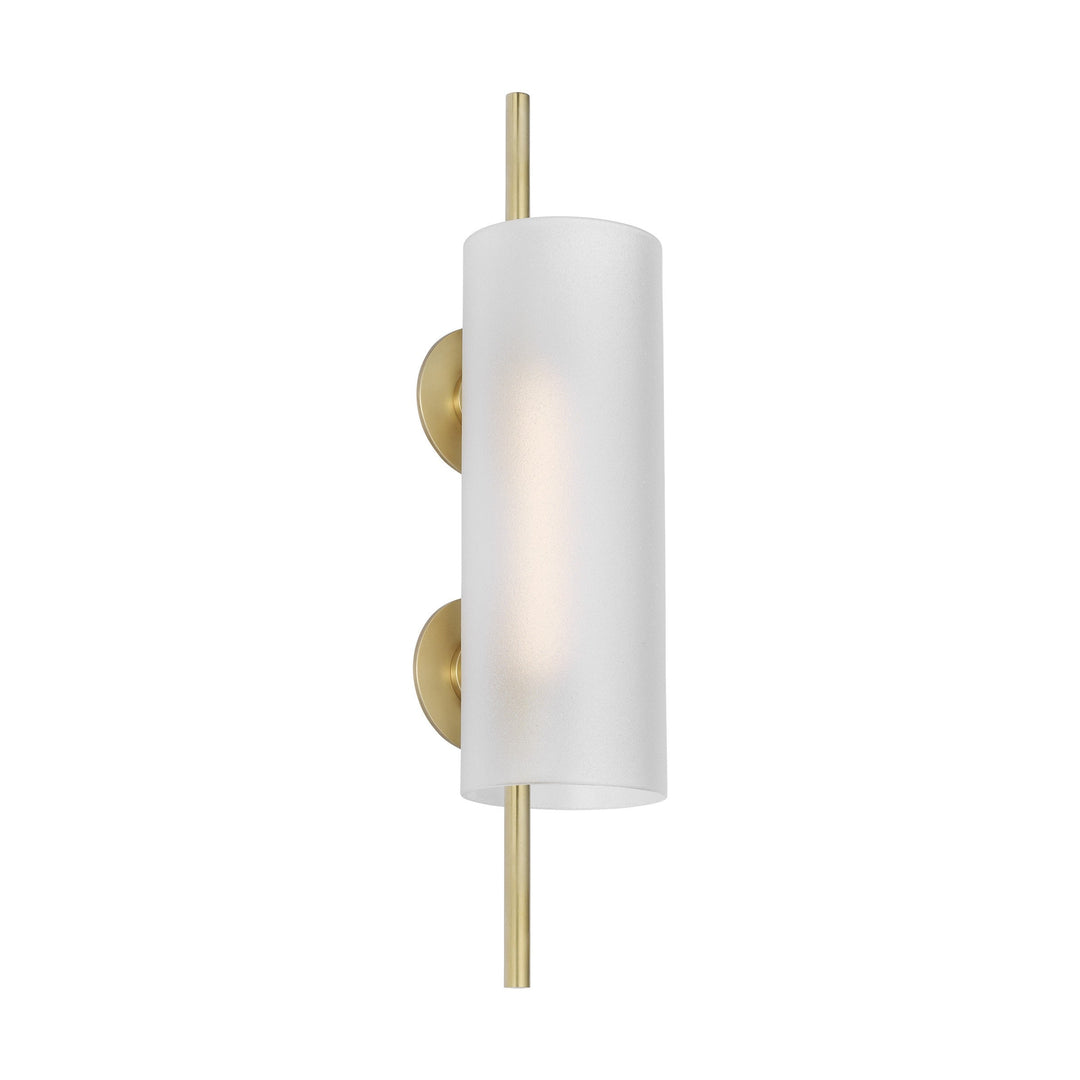 Trace LED Wall Sconce in Hand-Rubbed Antique Brass Visual Comfort Modern