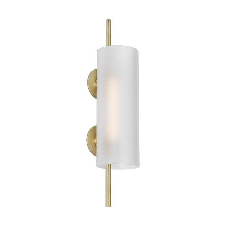 Trace LED Wall Sconce in Hand-Rubbed Antique Brass Visual Comfort Modern