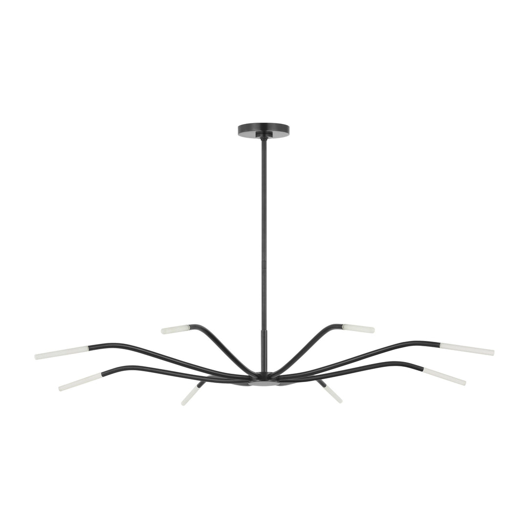 Lajos LED Chandelier in Bronze Visual Comfort Modern