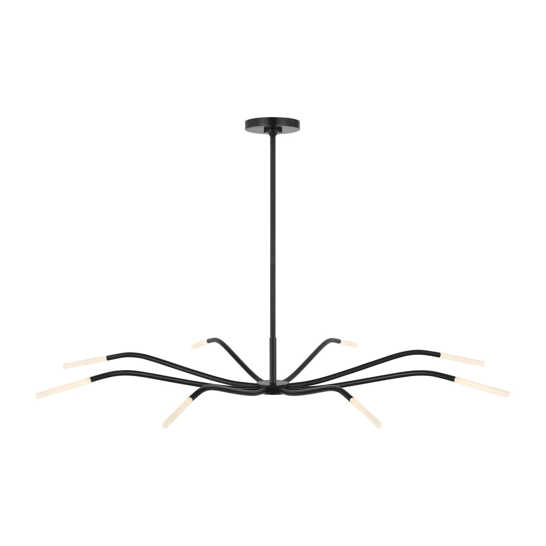 Lajos LED Chandelier in Bronze Visual Comfort Modern