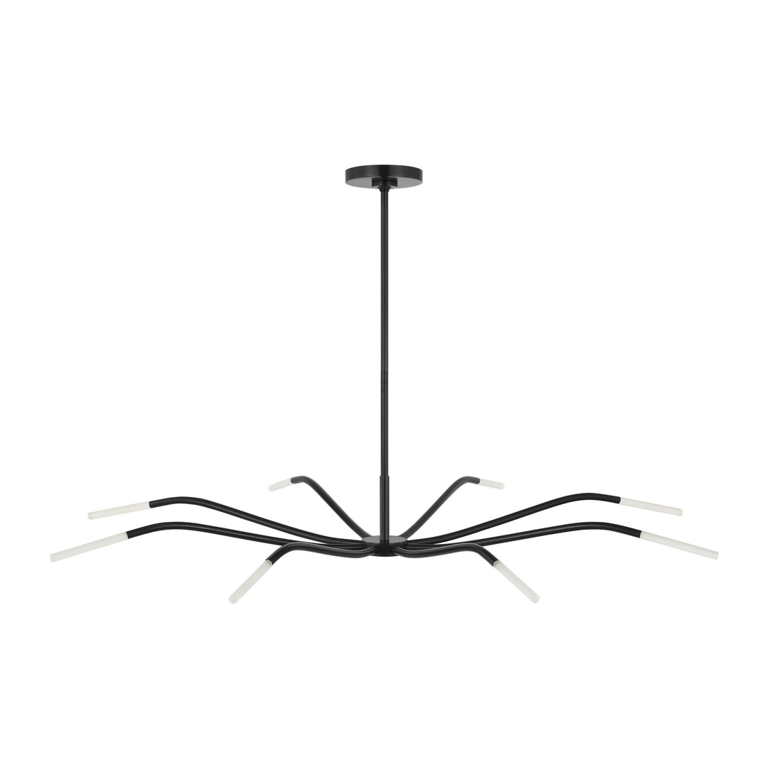 Lajos LED Chandelier in Bronze Visual Comfort Modern
