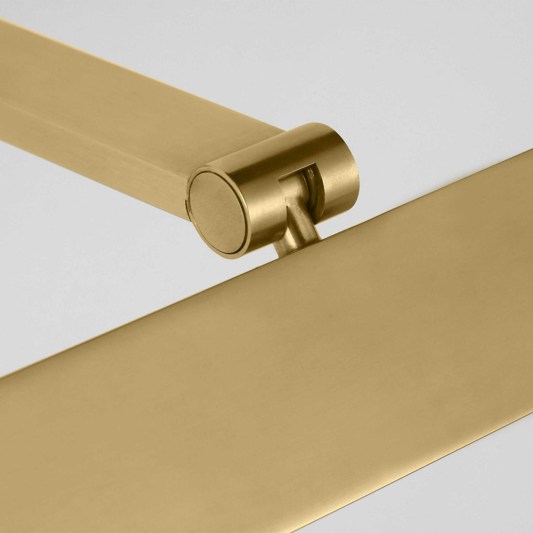 Botto LED Picture Light in Hand-Rubbed Antique Brass Visual Comfort Modern