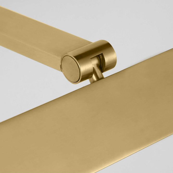 Botto LED Picture Light in Hand-Rubbed Antique Brass Visual Comfort Modern