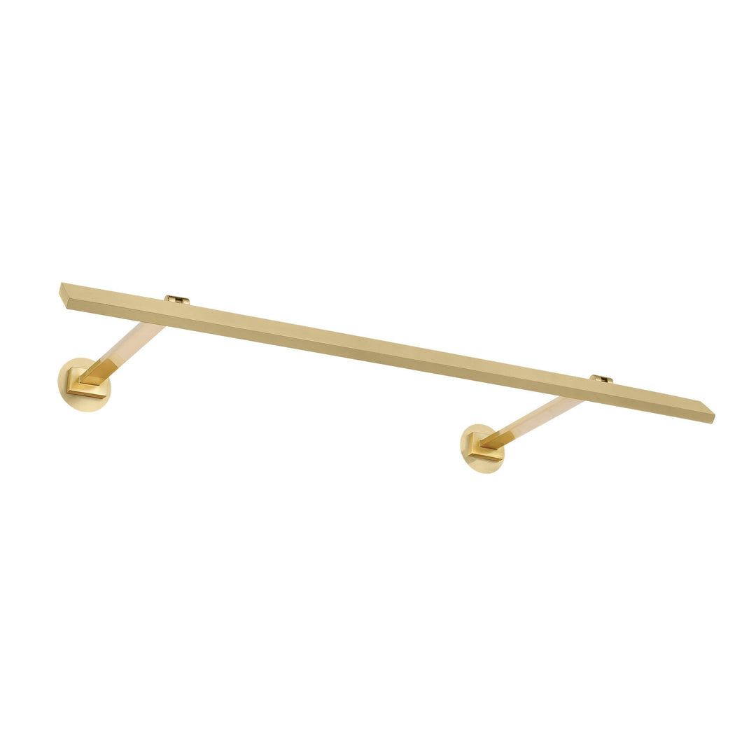 Botto LED Picture Light in Hand-Rubbed Antique Brass Visual Comfort Modern