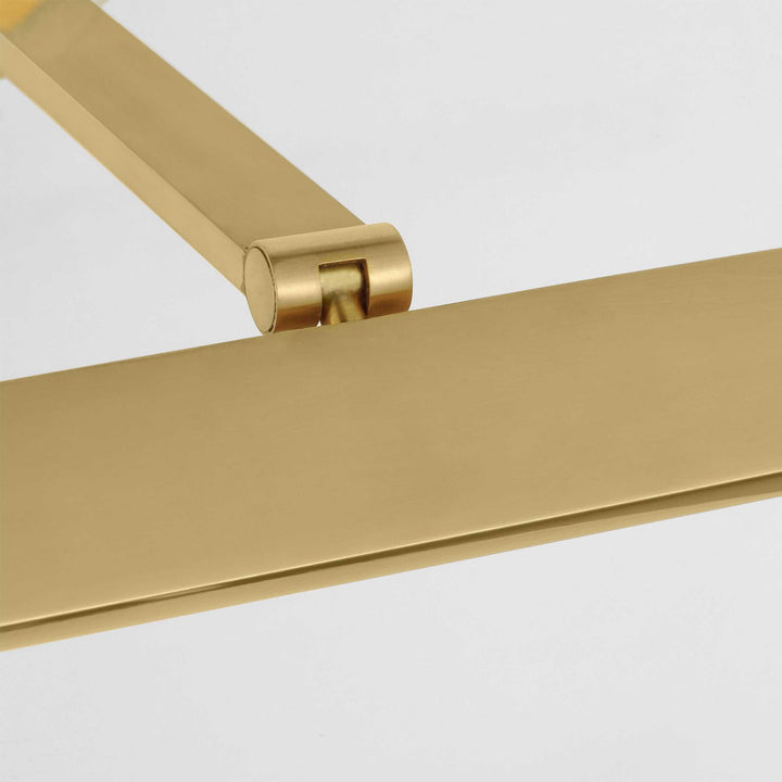Botto LED Picture Light in Hand-Rubbed Antique Brass Visual Comfort Modern
