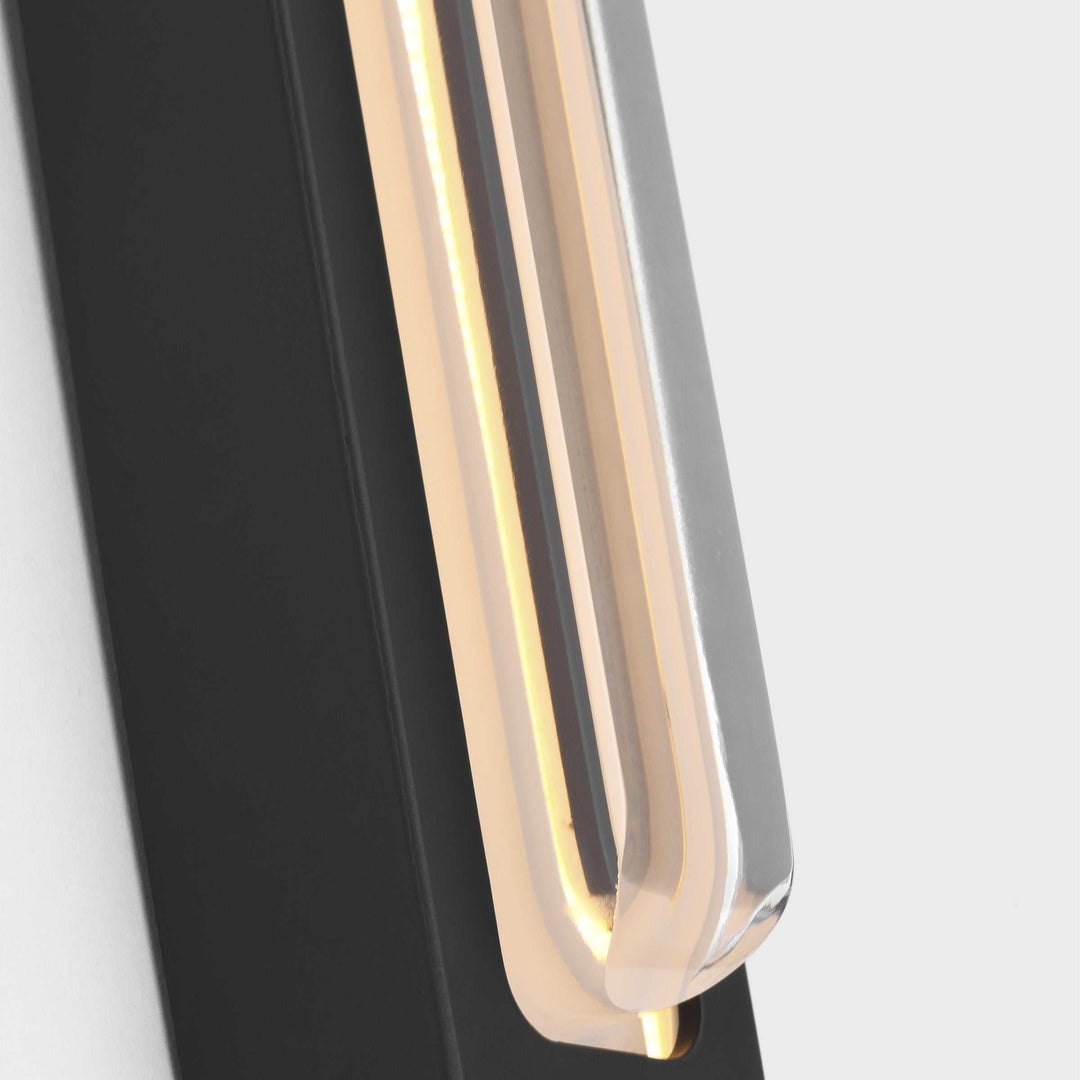 Bloccare LED Vanity in Nightshade Black Visual Comfort Modern