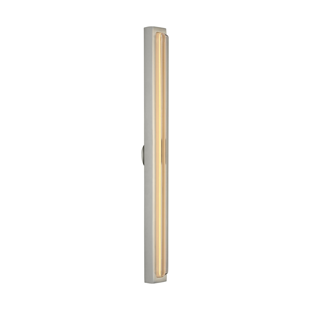 Bloccare LED Vanity in Satin Nickel Visual Comfort Modern