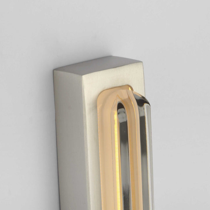 Bloccare LED Vanity in Satin Nickel Visual Comfort Modern