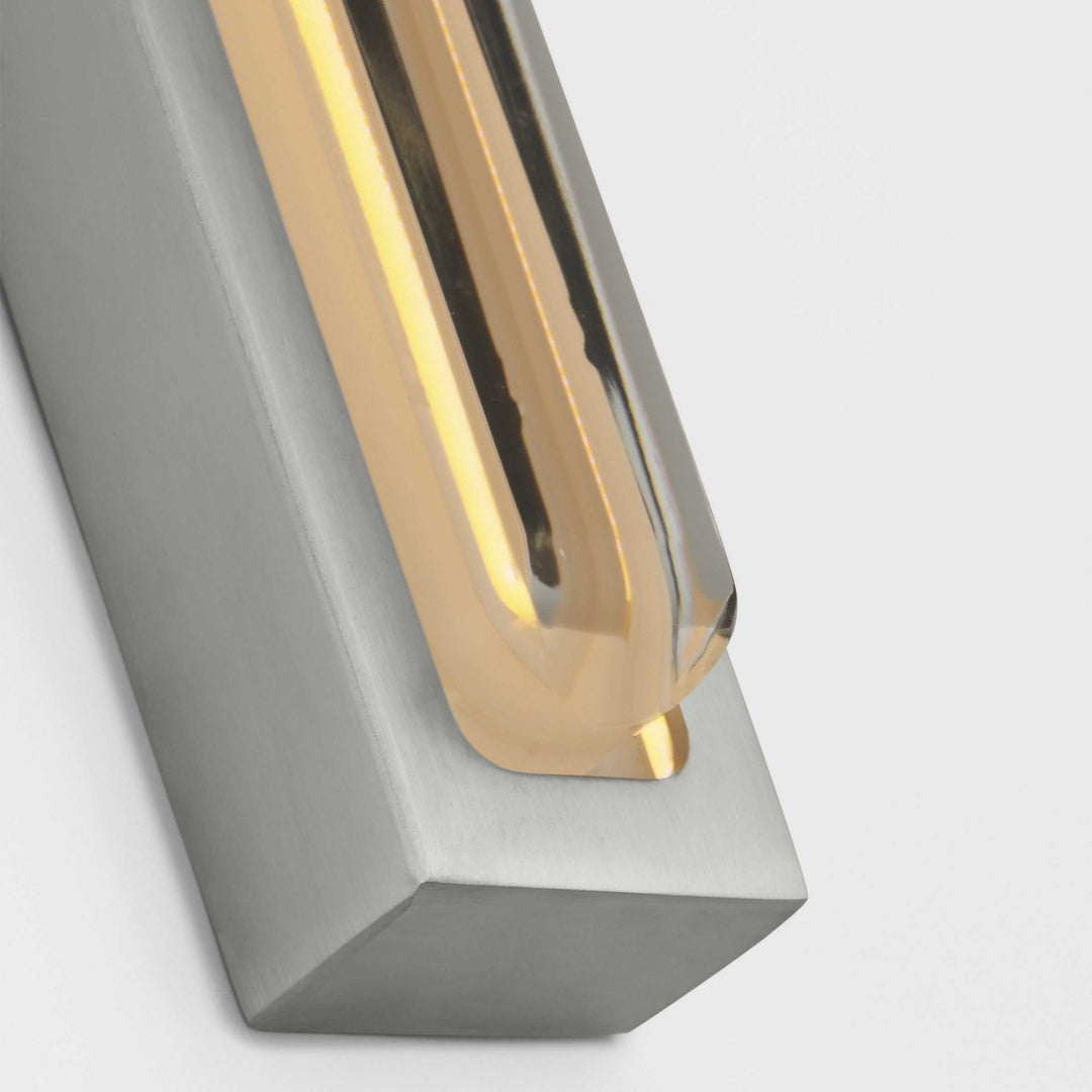 Bloccare LED Vanity in Satin Nickel Visual Comfort Modern