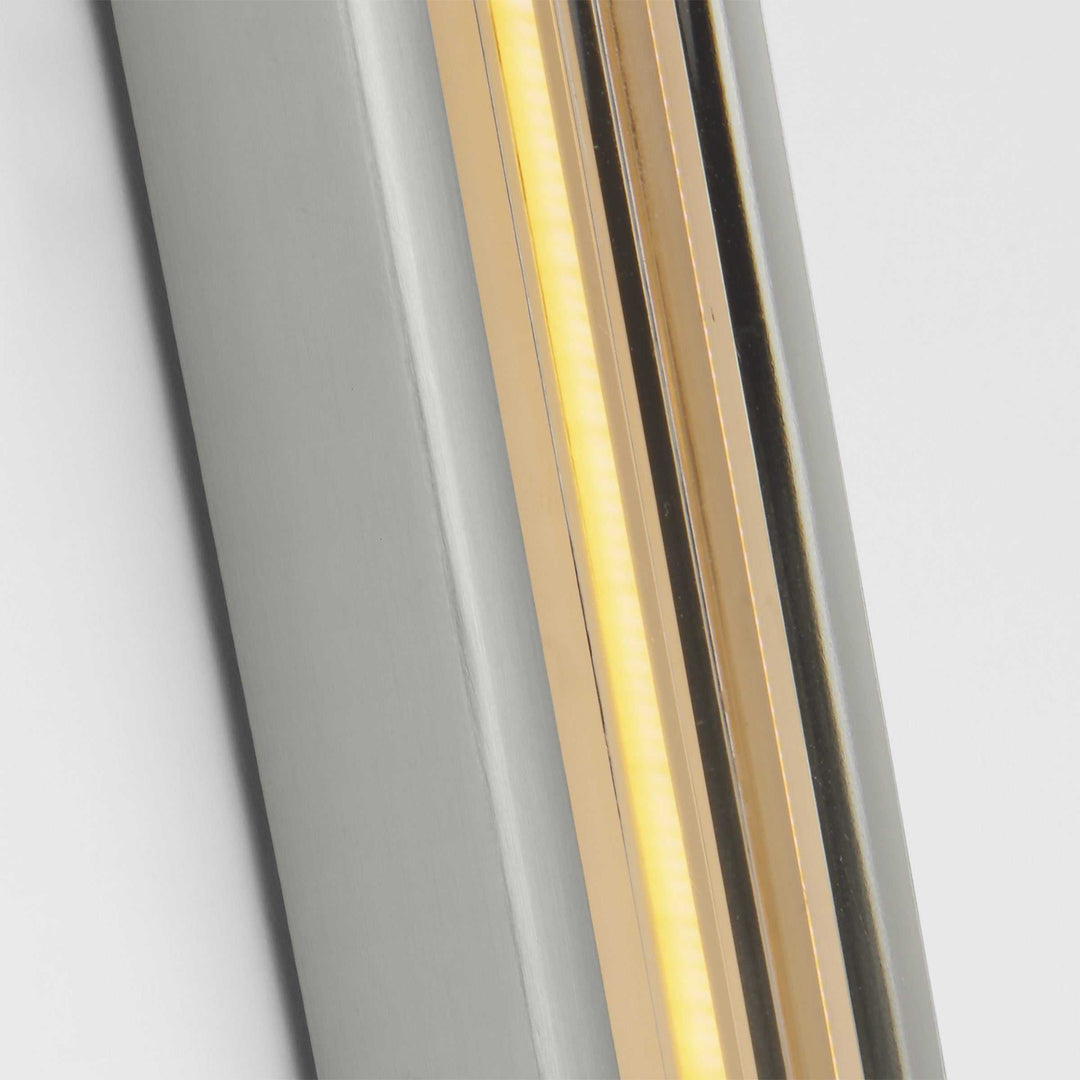 Bloccare LED Vanity in Satin Nickel Visual Comfort Modern