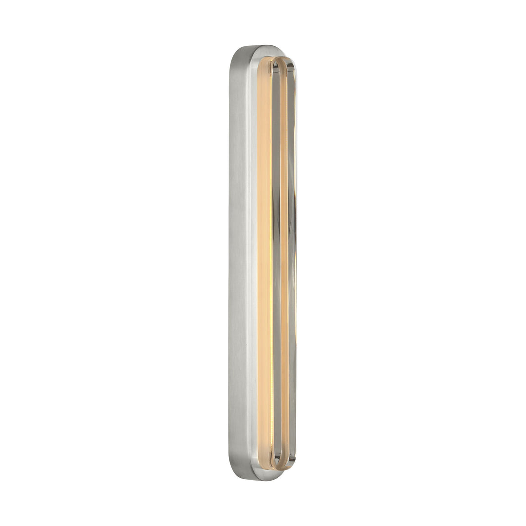 Emera LED Vanity in Satin Nickel Visual Comfort Modern