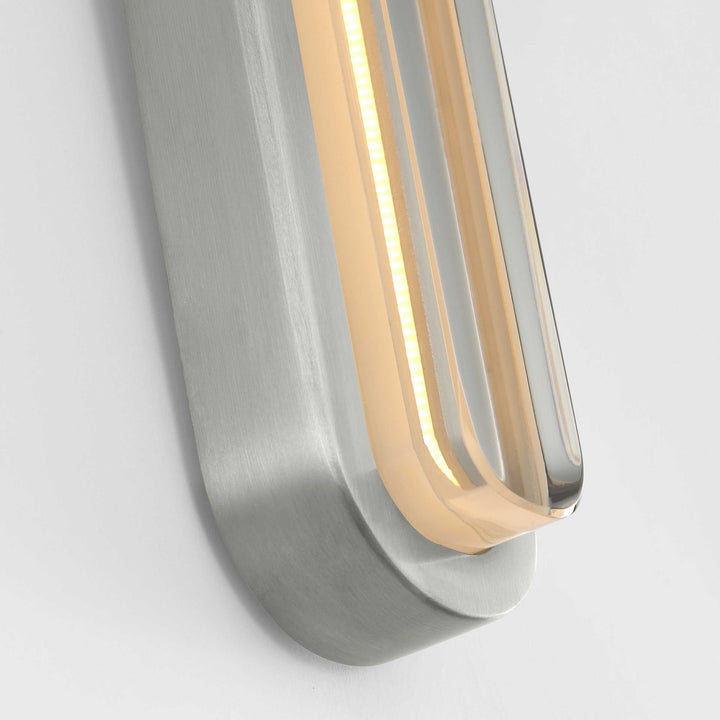 Emera LED Vanity in Satin Nickel Visual Comfort Modern