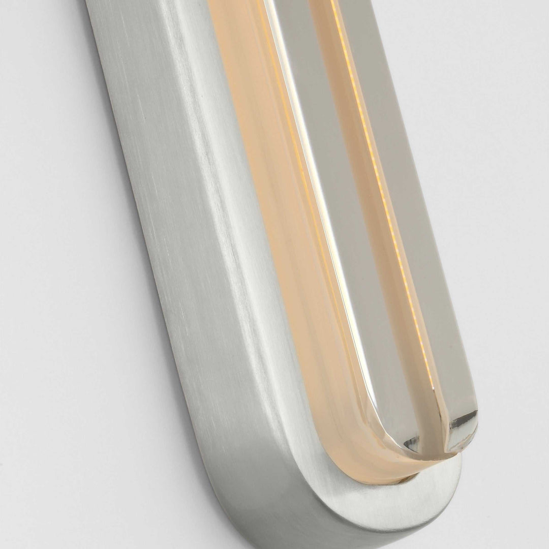 Emera LED Vanity in Satin Nickel Visual Comfort Modern